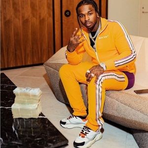 Palms angels velour sweatpants